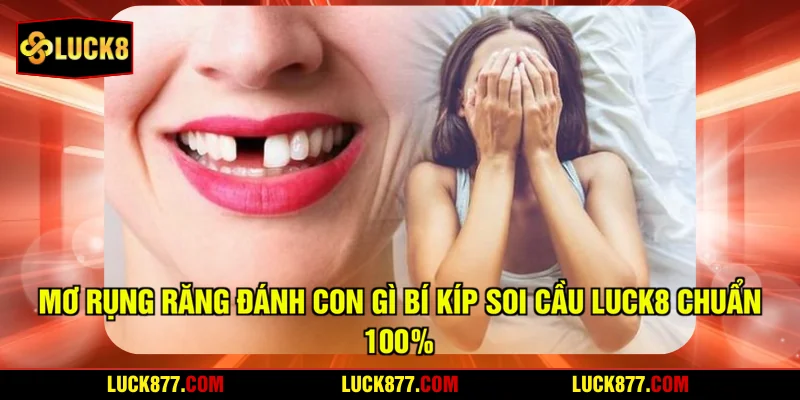 Mơ Rụng Răng Đánh Con Gì Bí Kíp Soi Cầu LUCK8 Chuẩn 100%