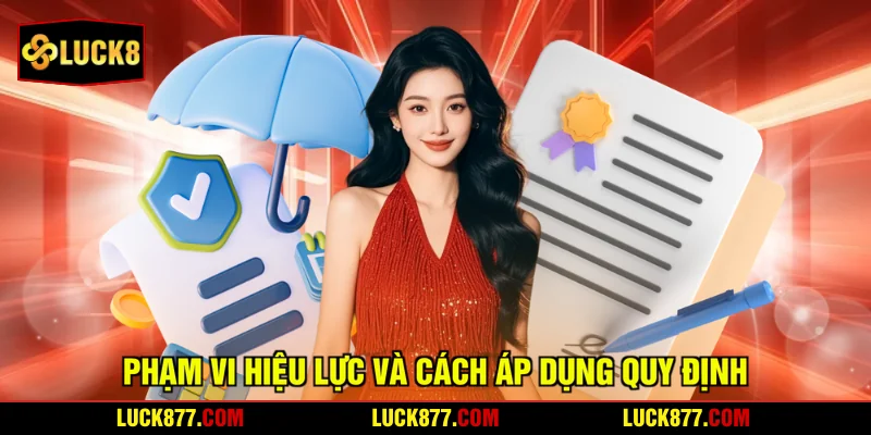 Phạm vi hiệu lực và cách áp dụng quy định