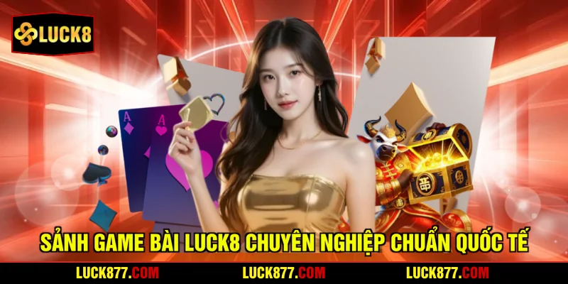 Sảnh game bài LUCK8 chuyên nghiệp chuẩn quốc tế
